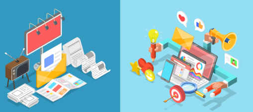 modern vs traditional advertising