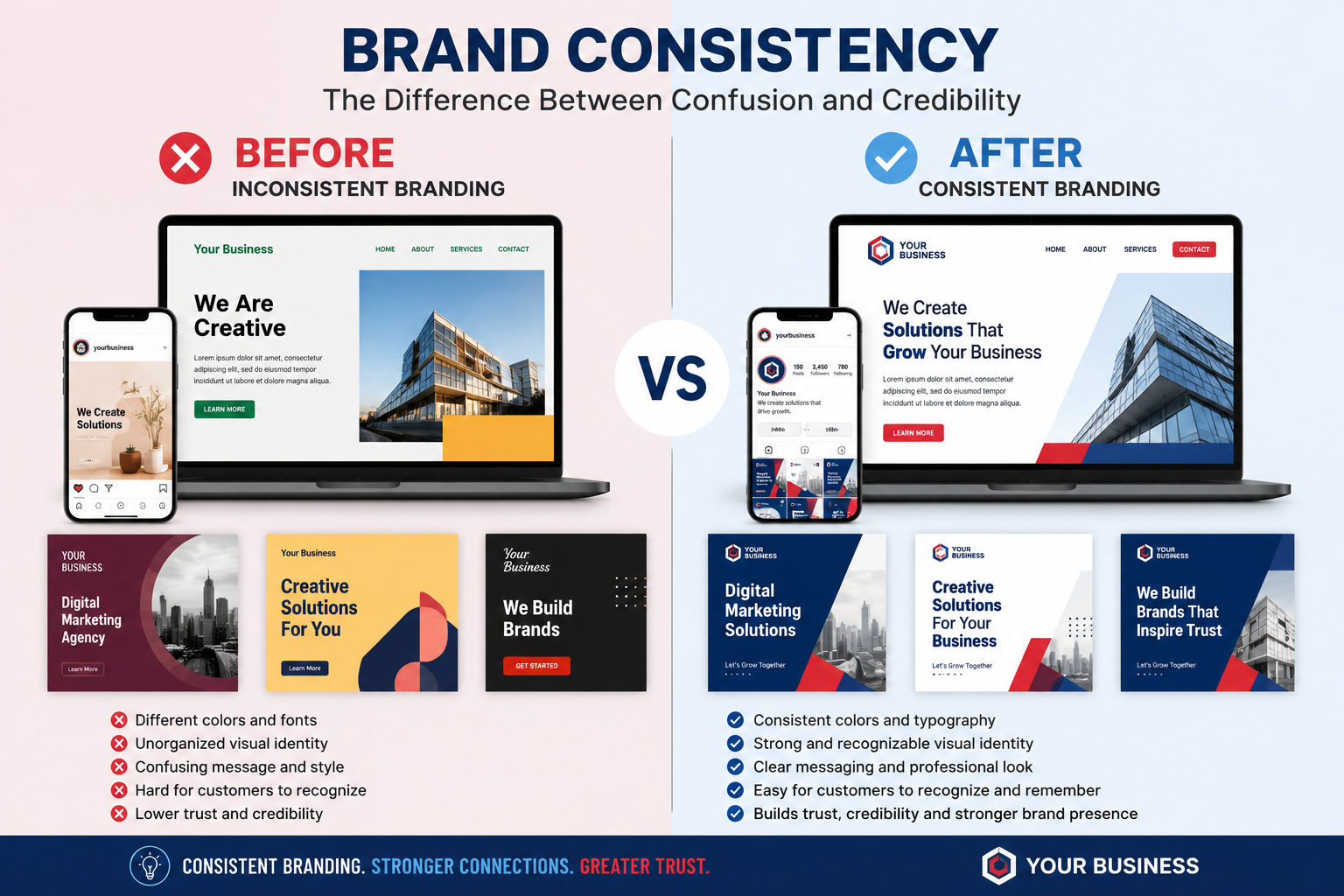 Brand Consistency in Professional web Design