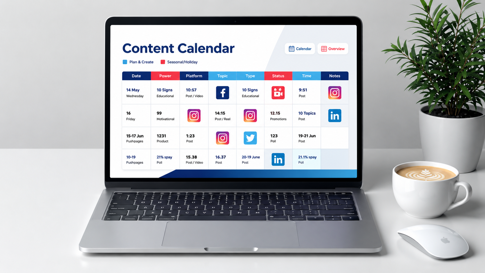 Content Calendar