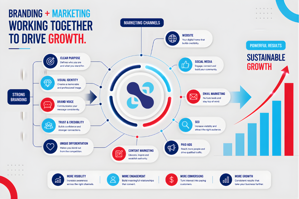 Why Businesses Need Both Branding and Digital Marketing