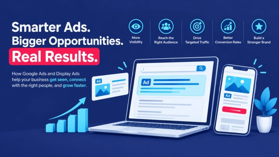 BENEFITS OF GOOGLE AD'S AND DISPLAY AD'S